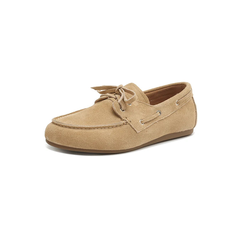 Women's Vintage Suede Leather Loafers