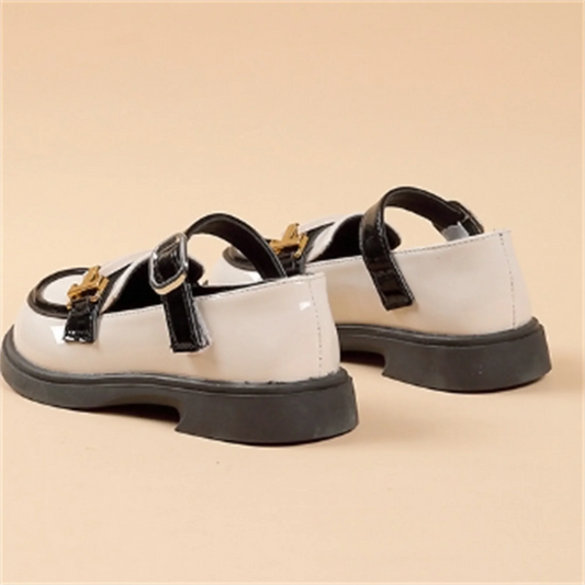 Girls' British Style Princess Loafers