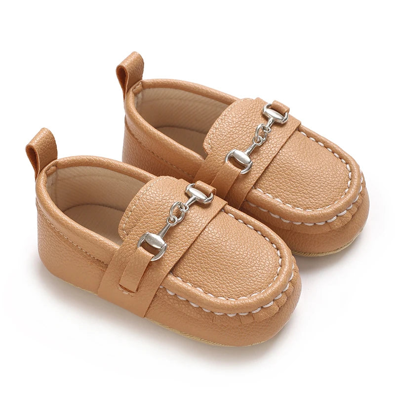 Baby Soft Bottom PU Bean Shoes