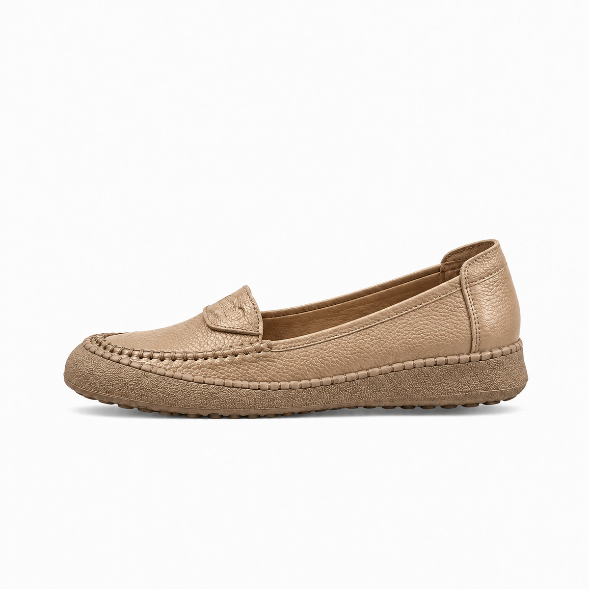 Beige Womens Mary Jane Bow Leather Ballet Flats - Mary Jane ballet flats UK