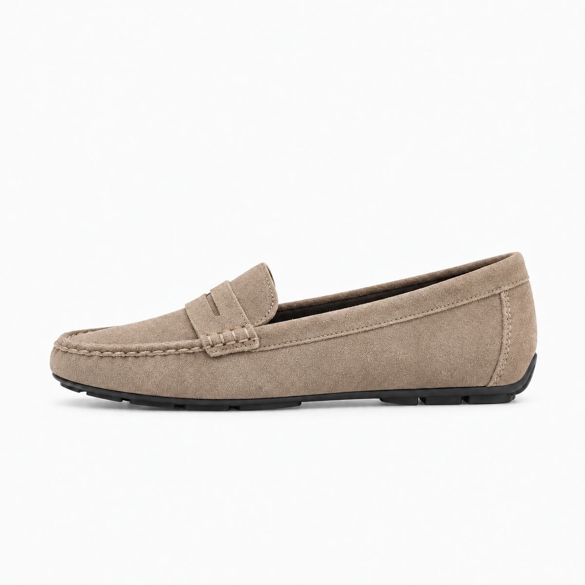 Beige Womens Driving Breathable Comfort Loafers - women's loafers UK