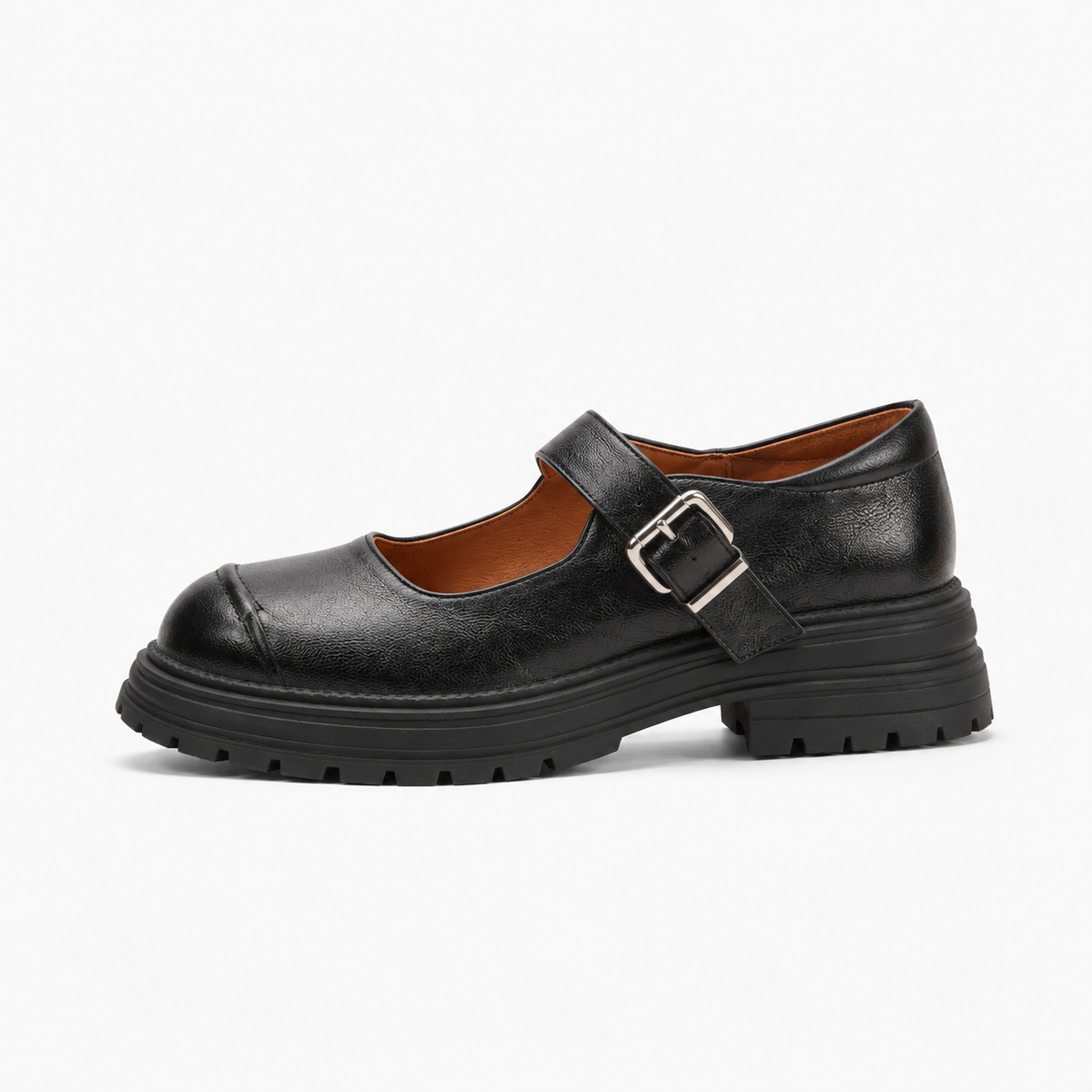 Black Womens Leather Black Loafers - women's leather loafers UK