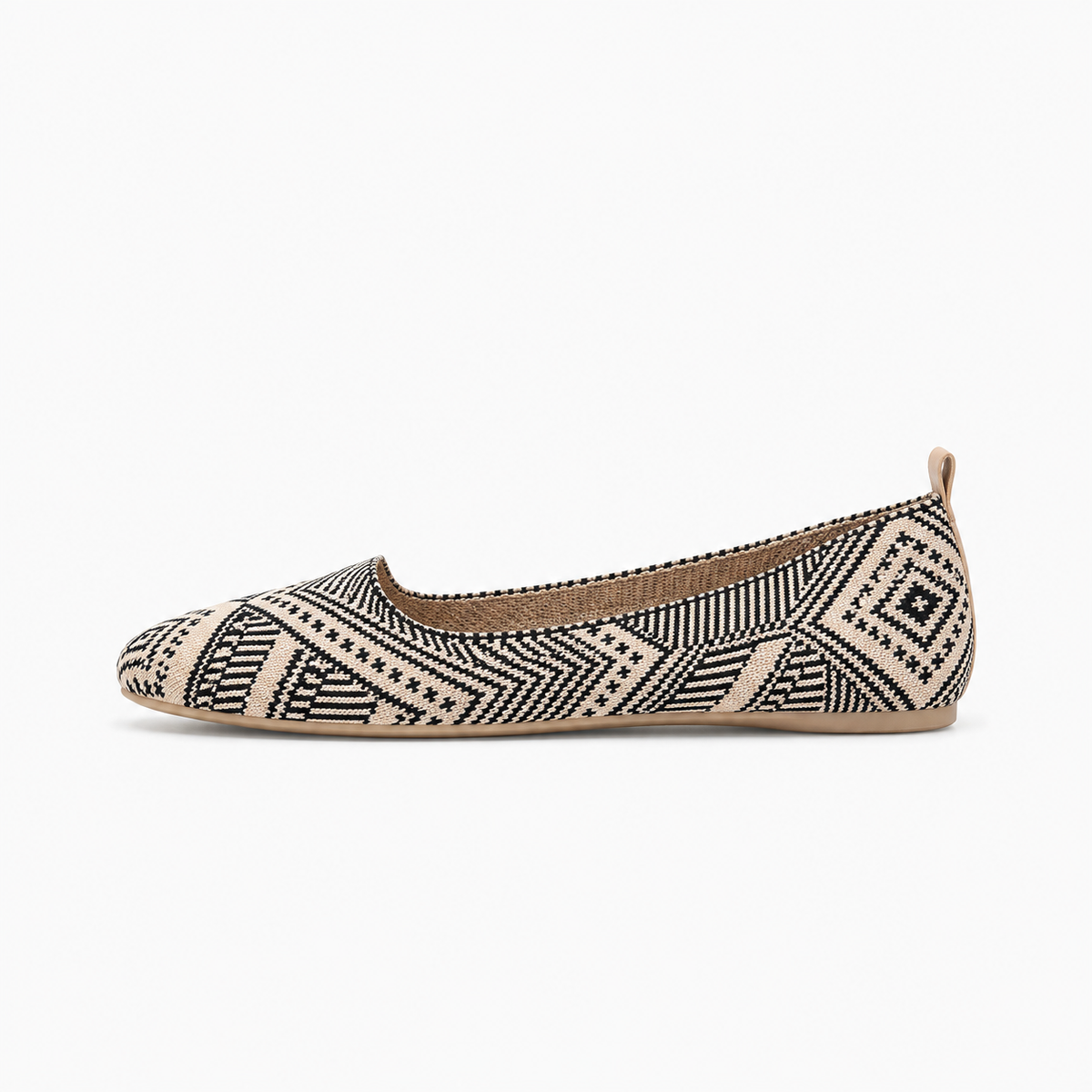 Black Womens Knit Loafers - women's loafers UK