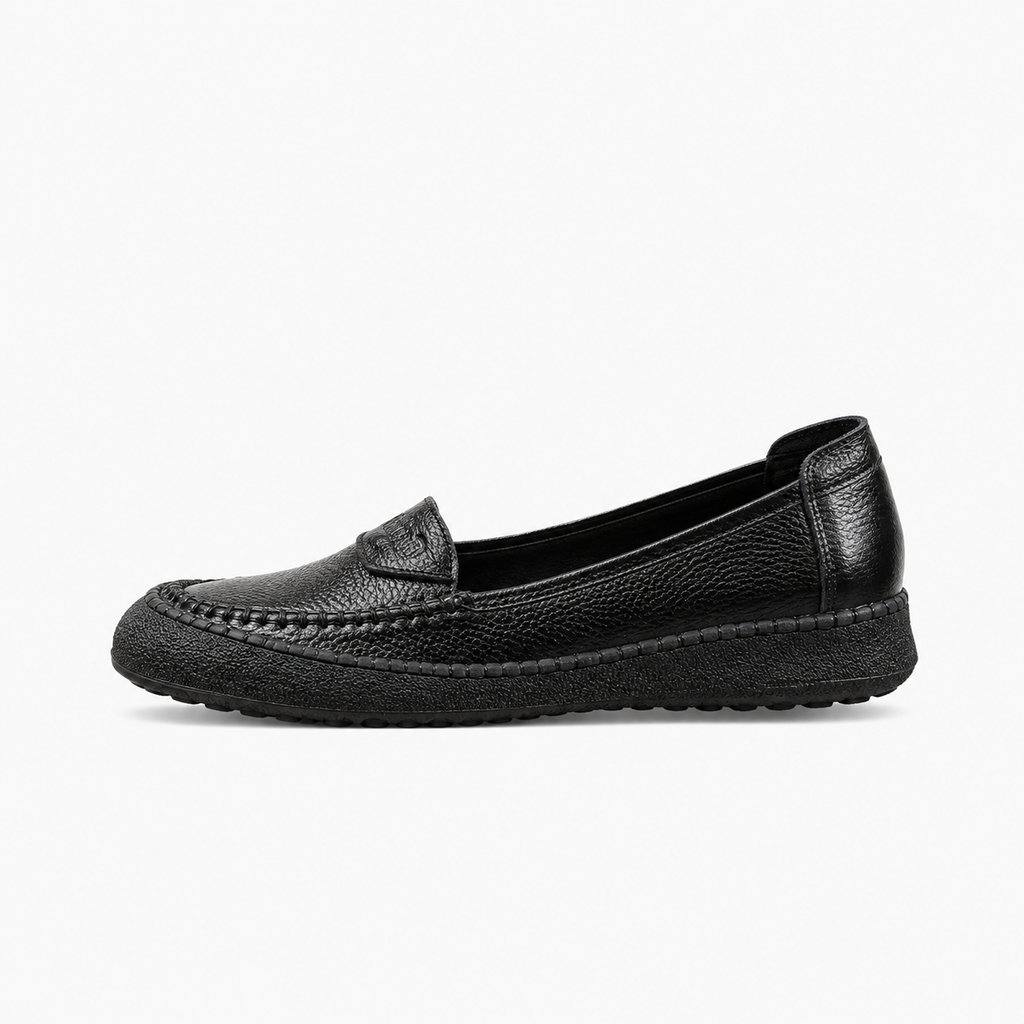 Black Womens Mary Jane Bow Leather Ballet Flats - Mary Jane ballet flats UK