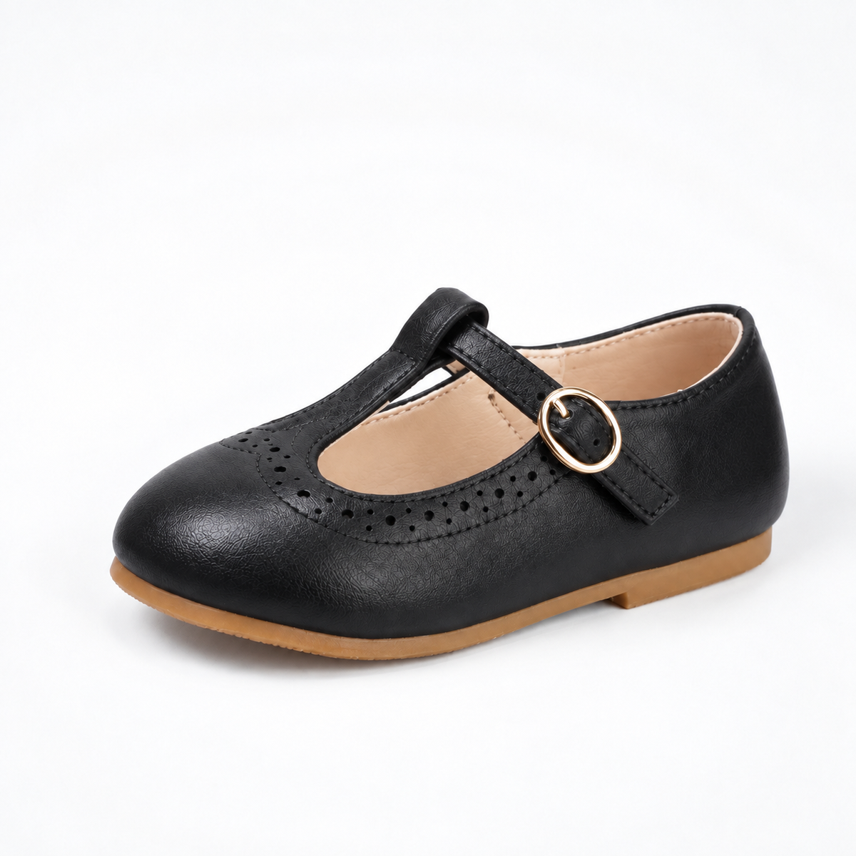 Black Kids Mary Jane Ballet Flats - childrens Mary Jane shoes UK