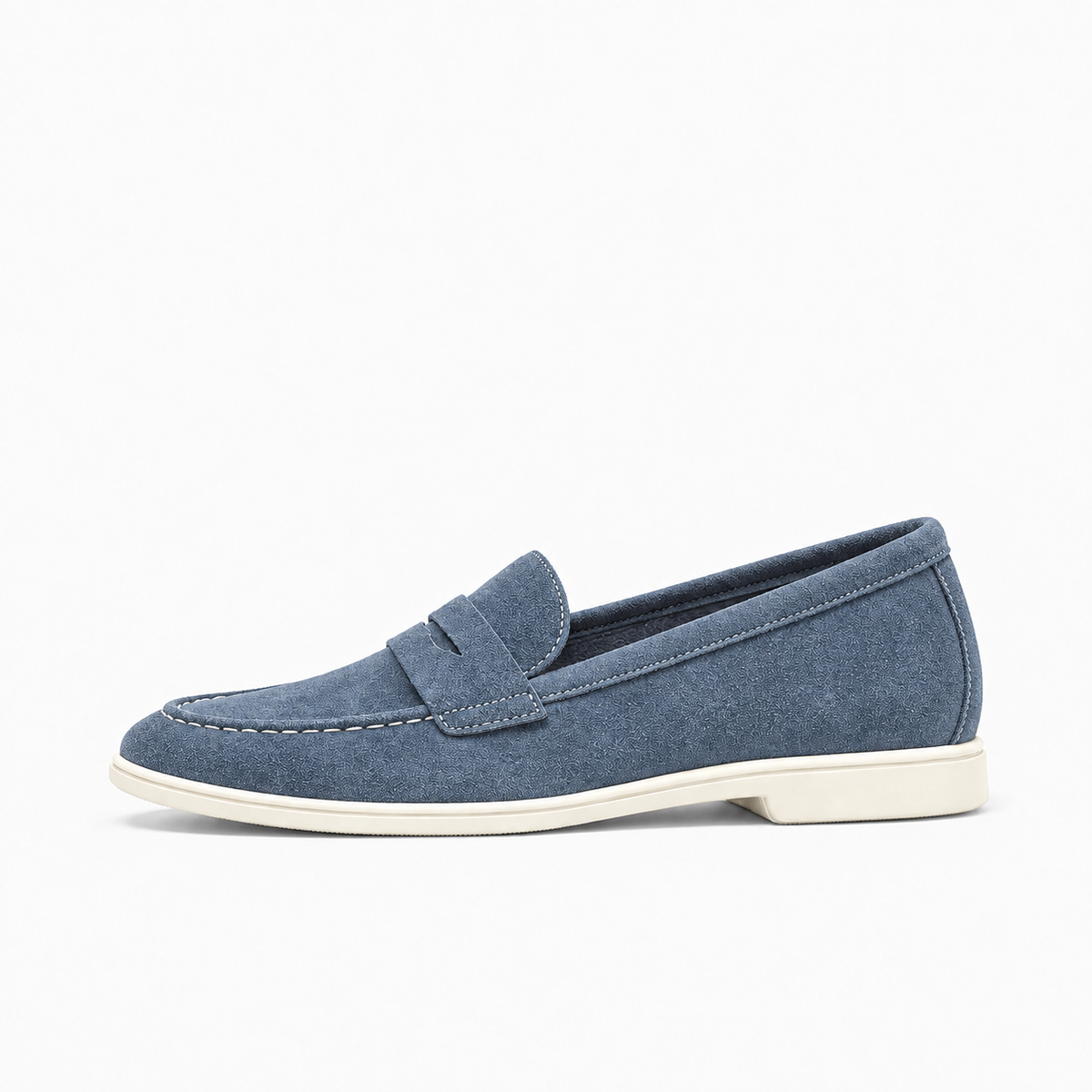 Blue Womens Bow Loafers - women's loafers UK