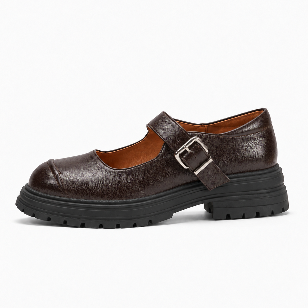 Brown Womens Leather Black Loafers - women's leather loafers UK