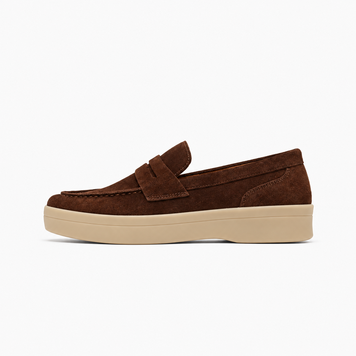 Brown Womens Suede Leather Loafers - women's suede loafers UK