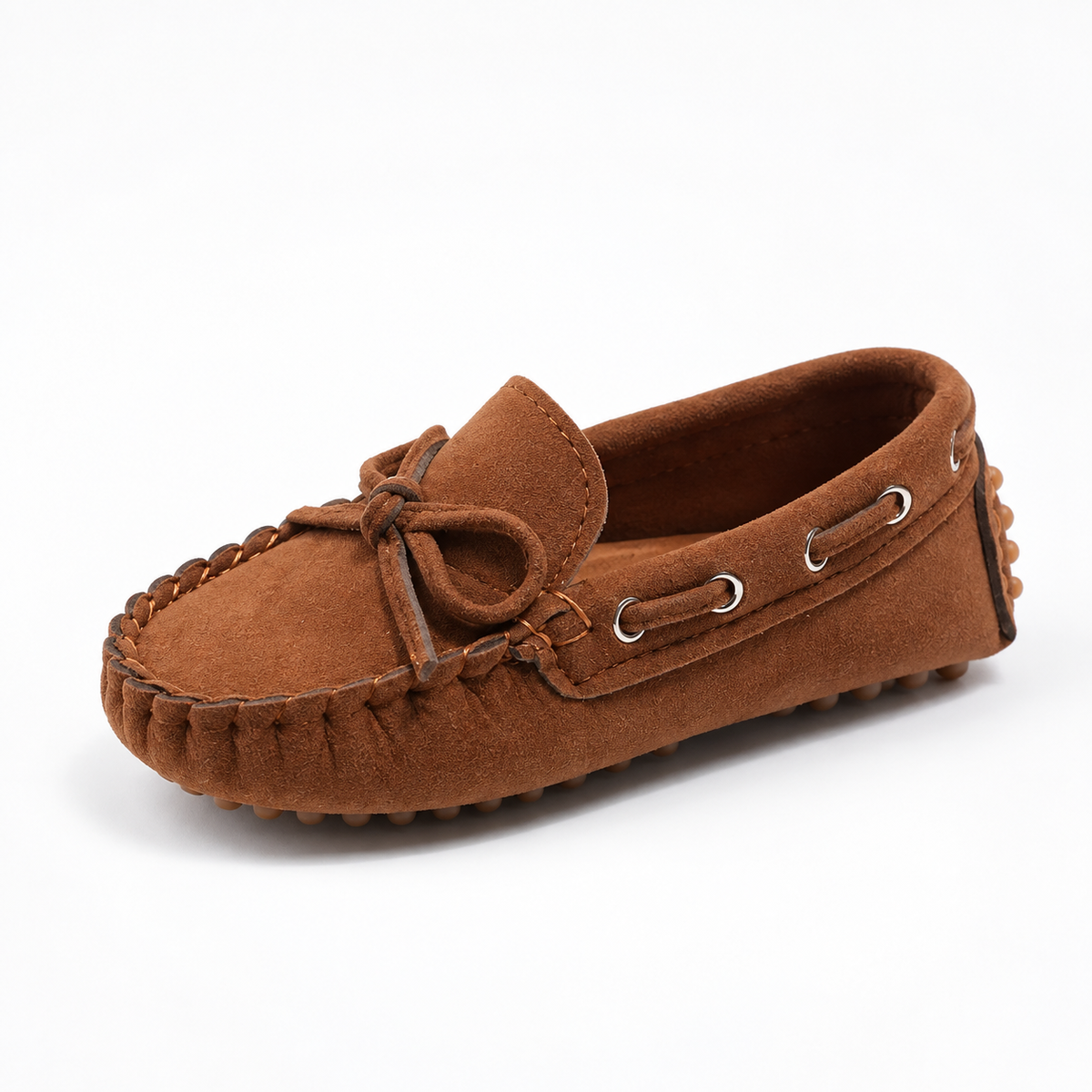 Brown Kids Bow Ballet Flats - kids ballet flats UK