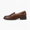 Brown Womens Leather Chunky Loafers - women's leather loafers UK