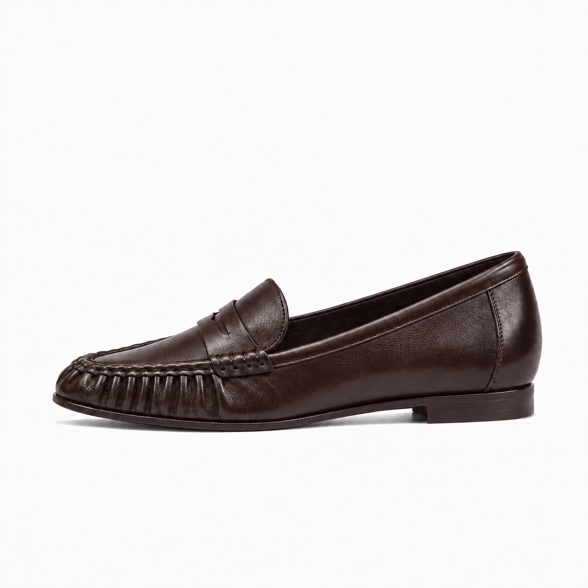 Dark Brown Womens Leather Comfort Loafers - women's leather loafers UK