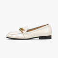 Ivory Womens Penny Leather Walking Loafers - women's leather loafers UK