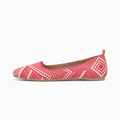 Pink Womens Knit Loafers - women's loafers UK