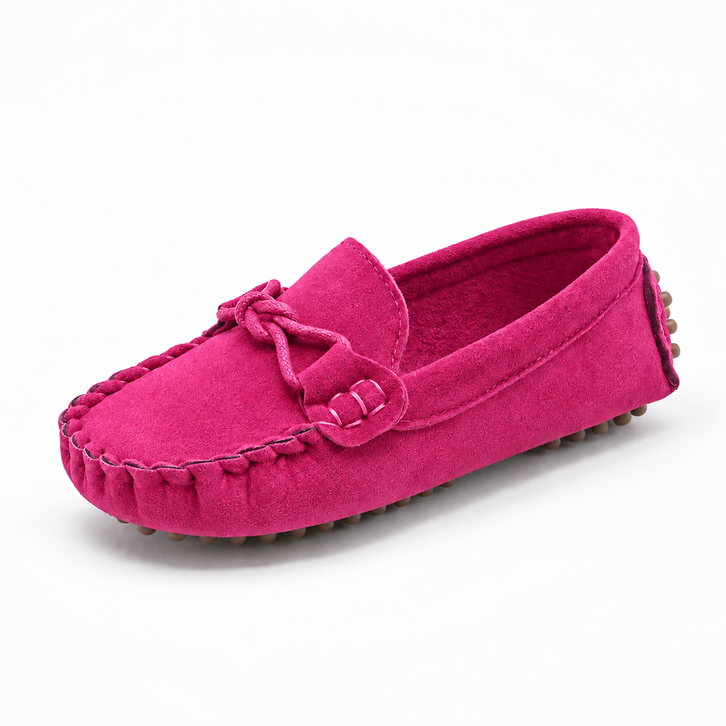 Pink Kids Soft Sole Loafers - kids loafers UK