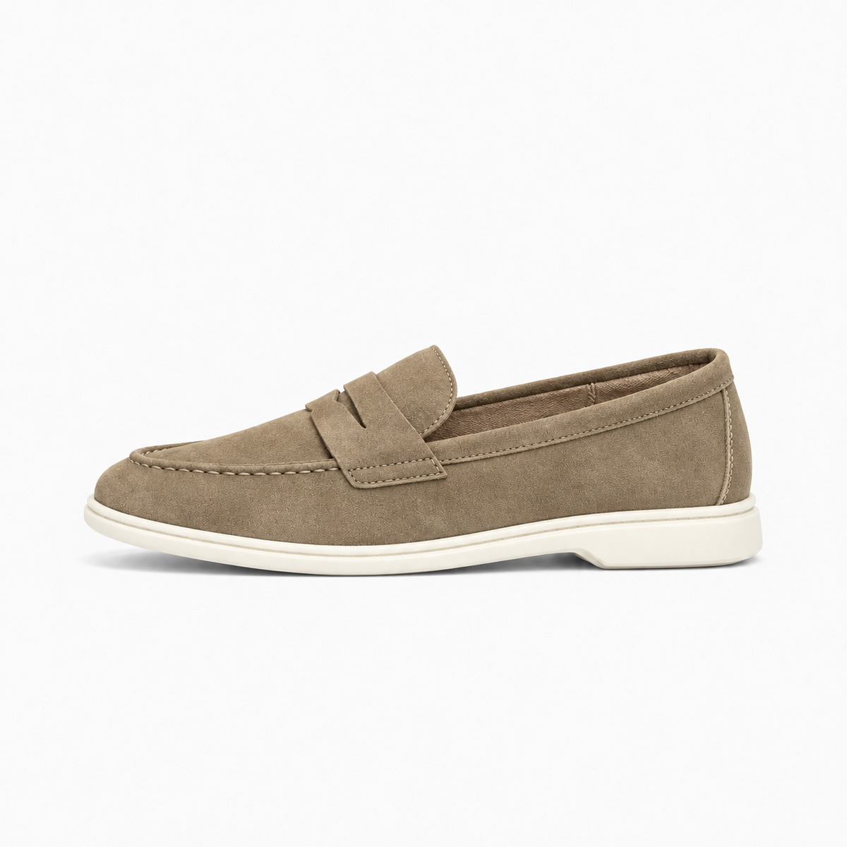 Taupe Womens Breathable Summer Comfort Everyday Loafers - women's loafers UK