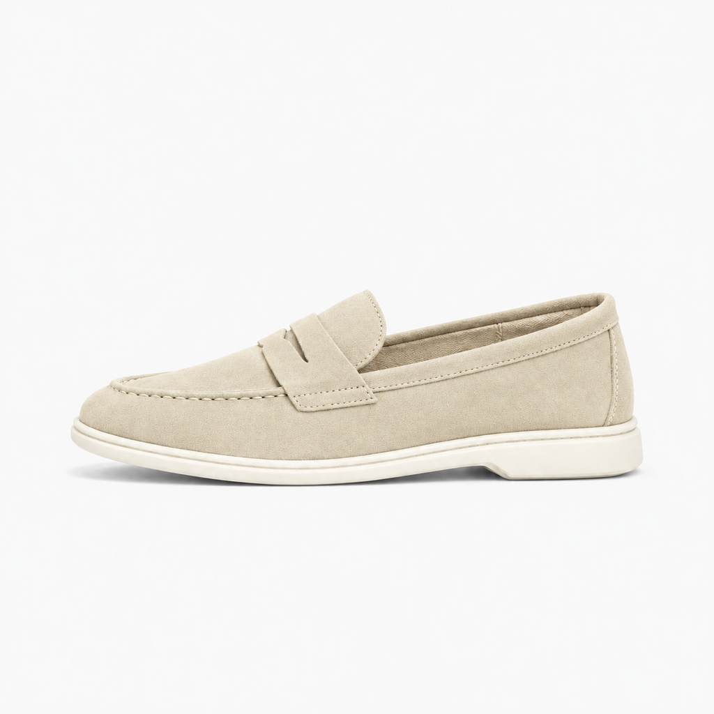 White Womens Breathable Summer Comfort Everyday Loafers - women's loafers UK