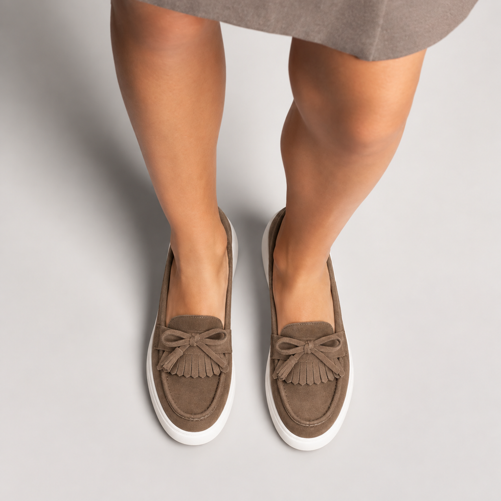 Womens Bow Jelly Ballet Flats side view - women's ballet flats UK