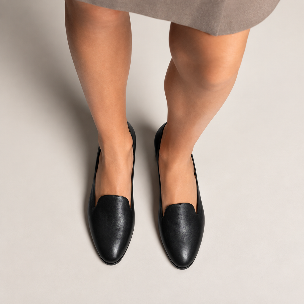 Womens Slip On Loafers side view - womens loafers UK
