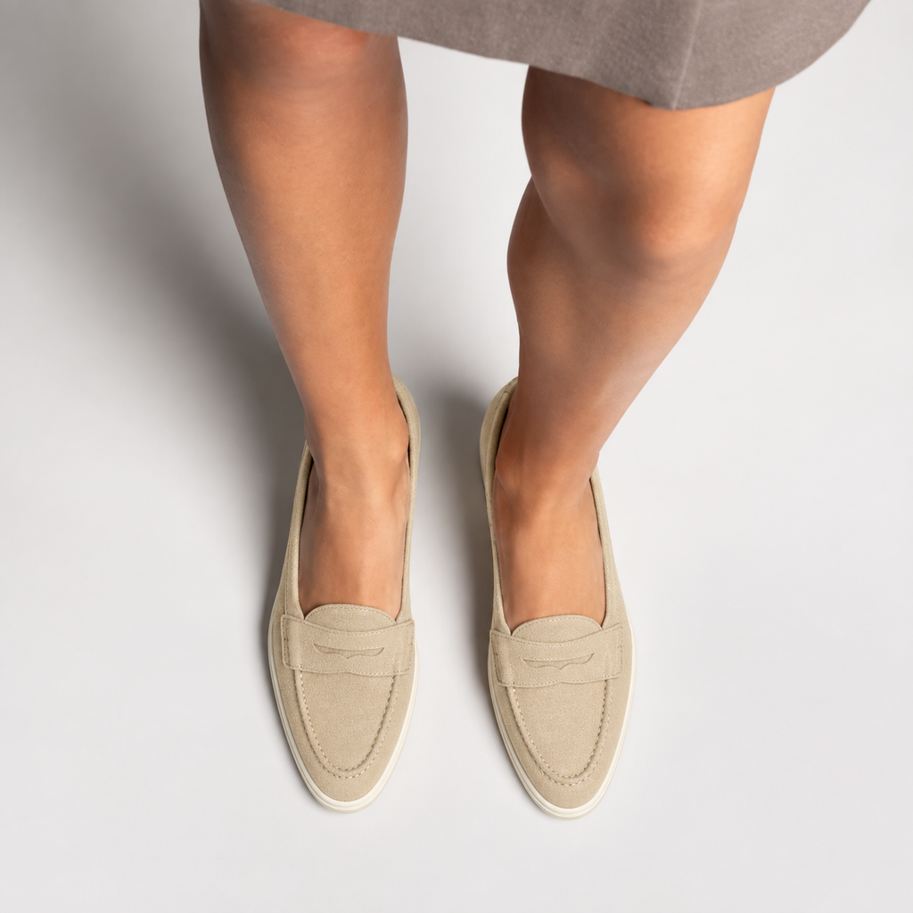 Womens Breathable Summer Comfort Loafers side view - women's loafers UK