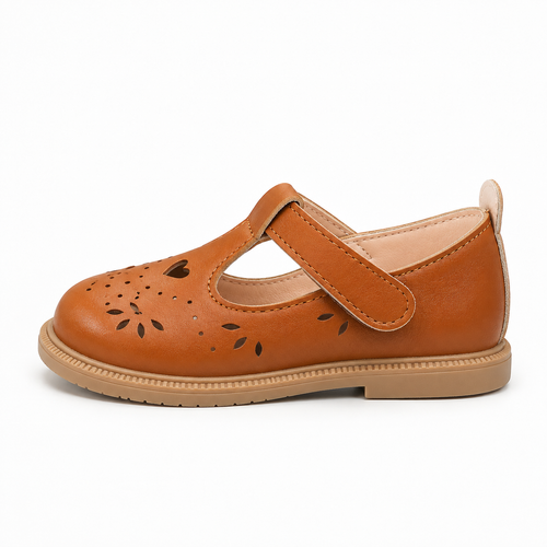 Baby Leather Ballet Flats side view - baby ballet flats UK