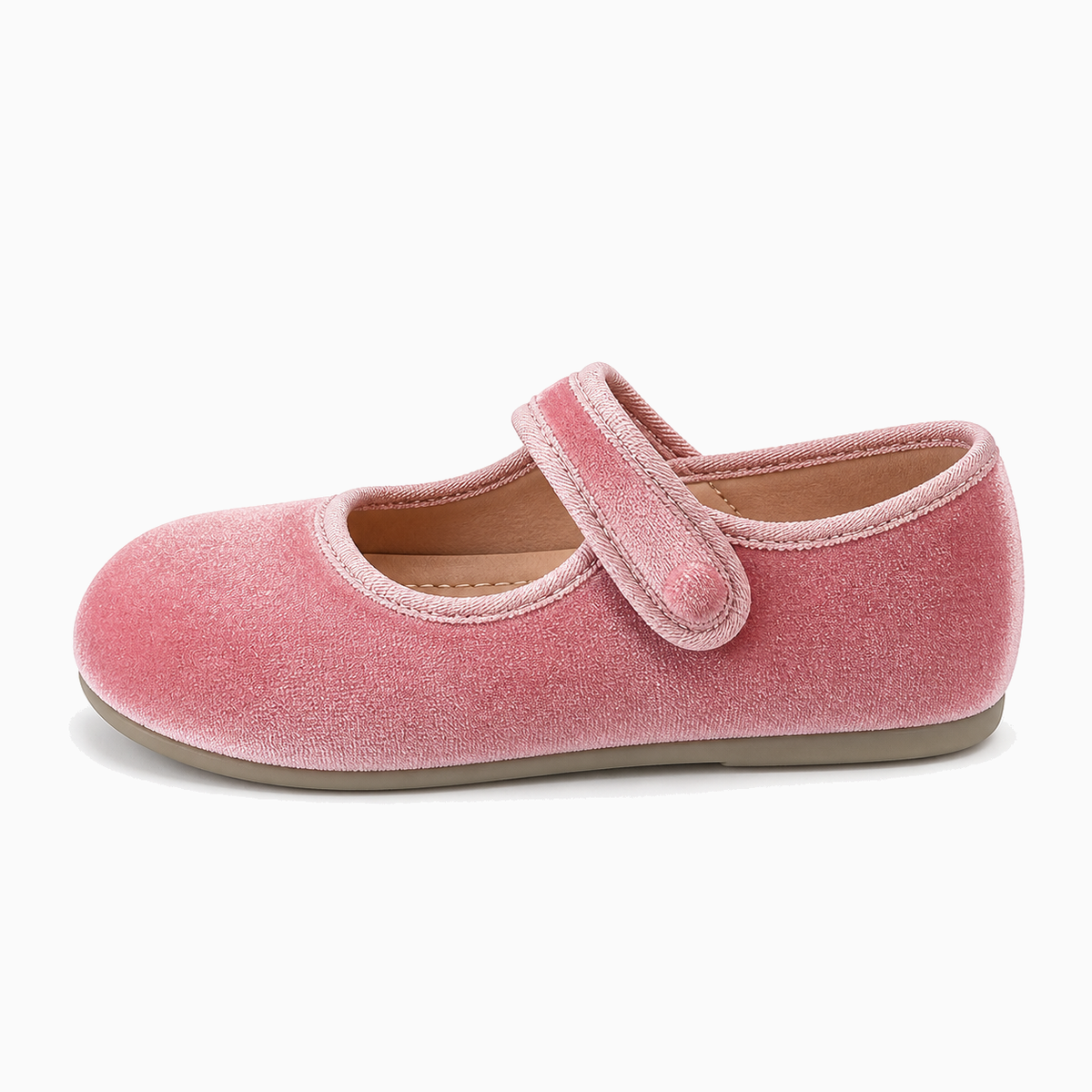 Kids Mary Jane Soft Sole Retro Ballet Flats side view - kids ballet flats UK