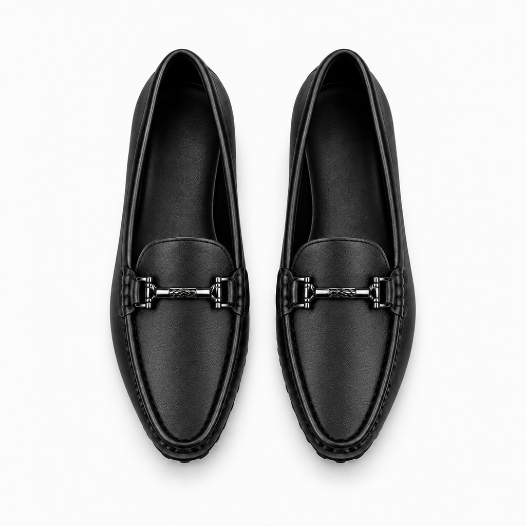 Womens Leather Driving Everyday Loafers detail view - women's leather loafers UK