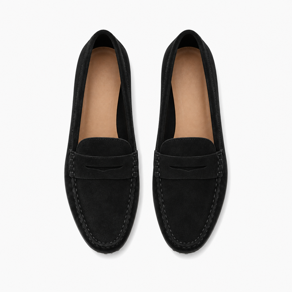 Womens Driving Breathable Comfort Loafers detail view - women's loafers UK