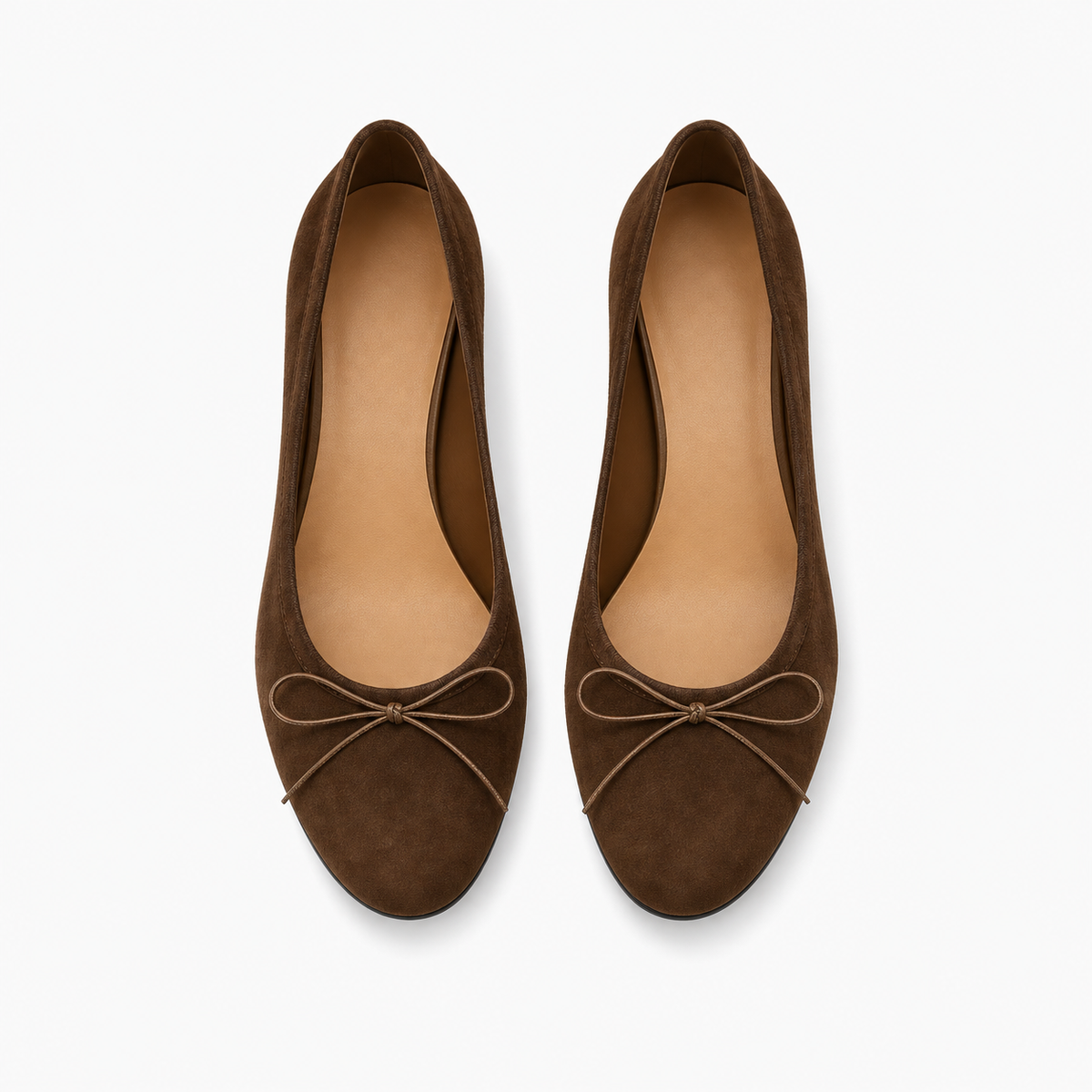 Womens Butterfly Bow Everyday Ballet Flats detail view - women's ballet flats UK