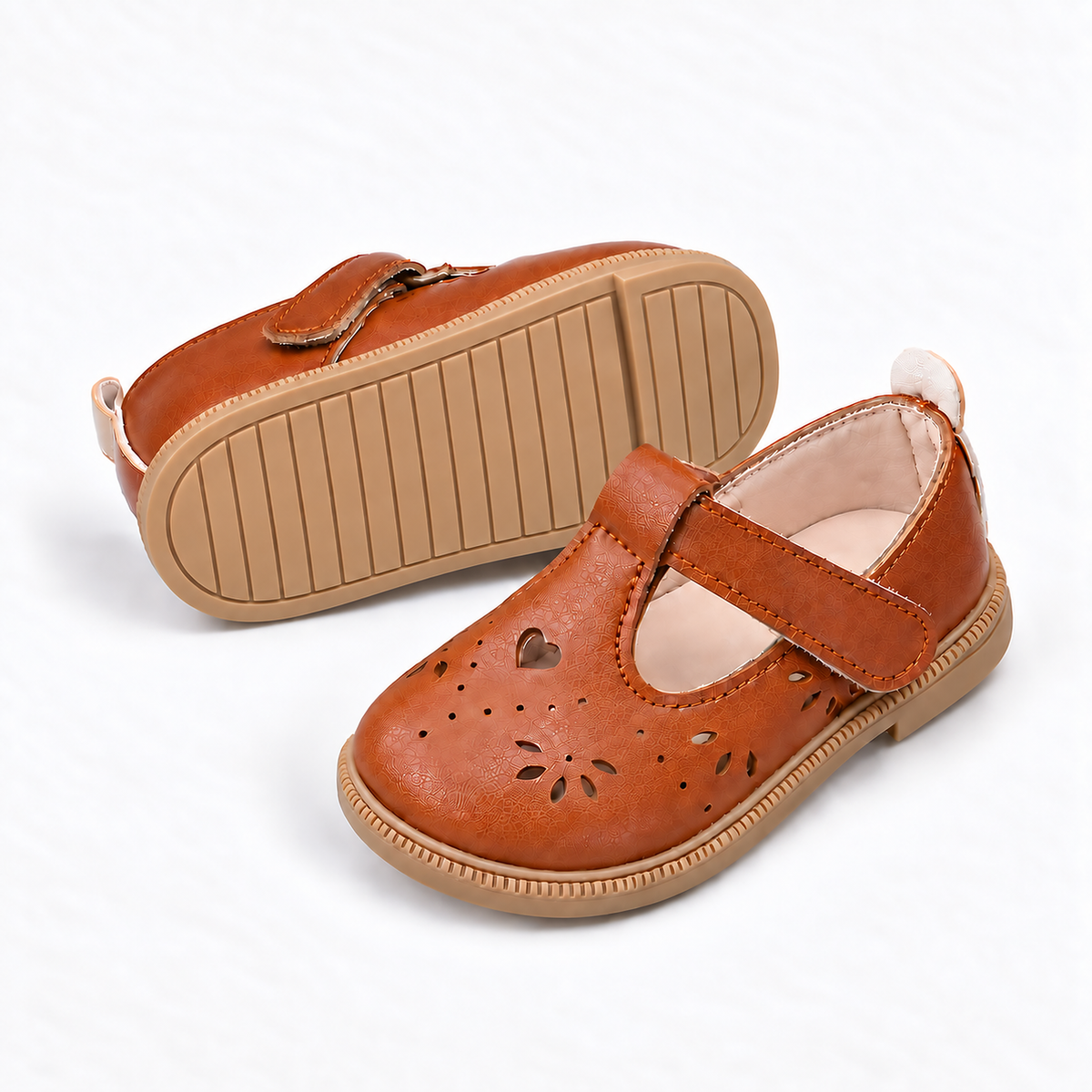 Baby Leather Ballet Flats detail view - baby ballet flats UK