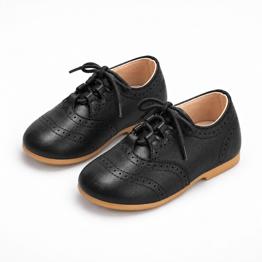 Kids Brogue School Shoes - product view 3