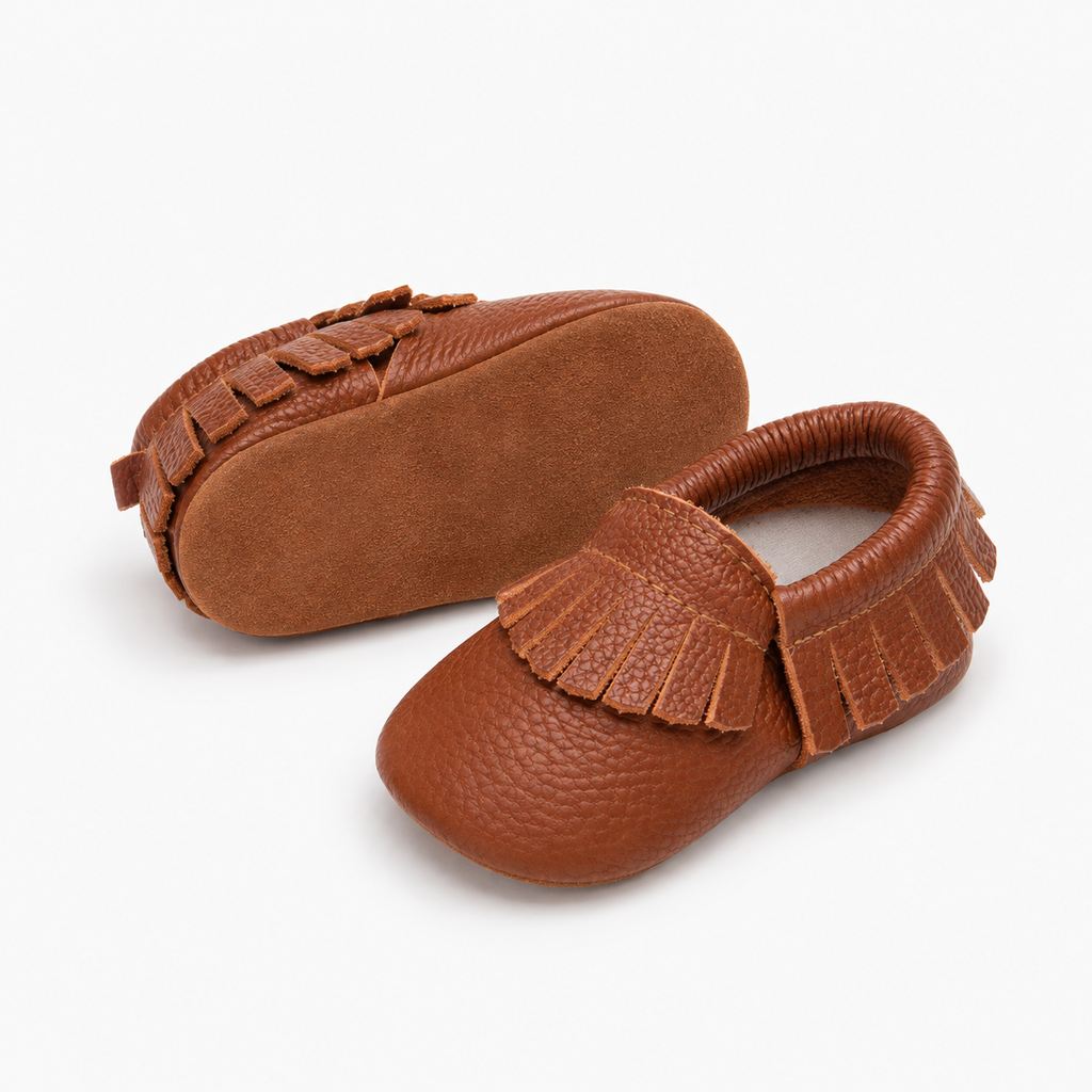Baby Leather Walking Ballet Flats detail view - baby ballet flats UK
