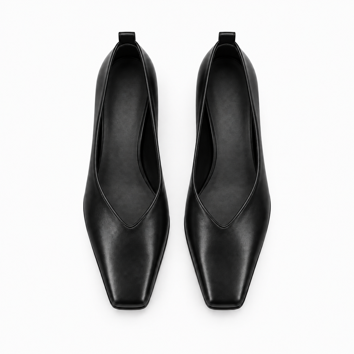 Womens Square Toe Loafers detail view - women's loafers UK