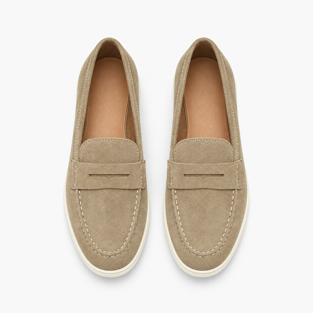 Womens Bow Loafers detail view - women's loafers UK