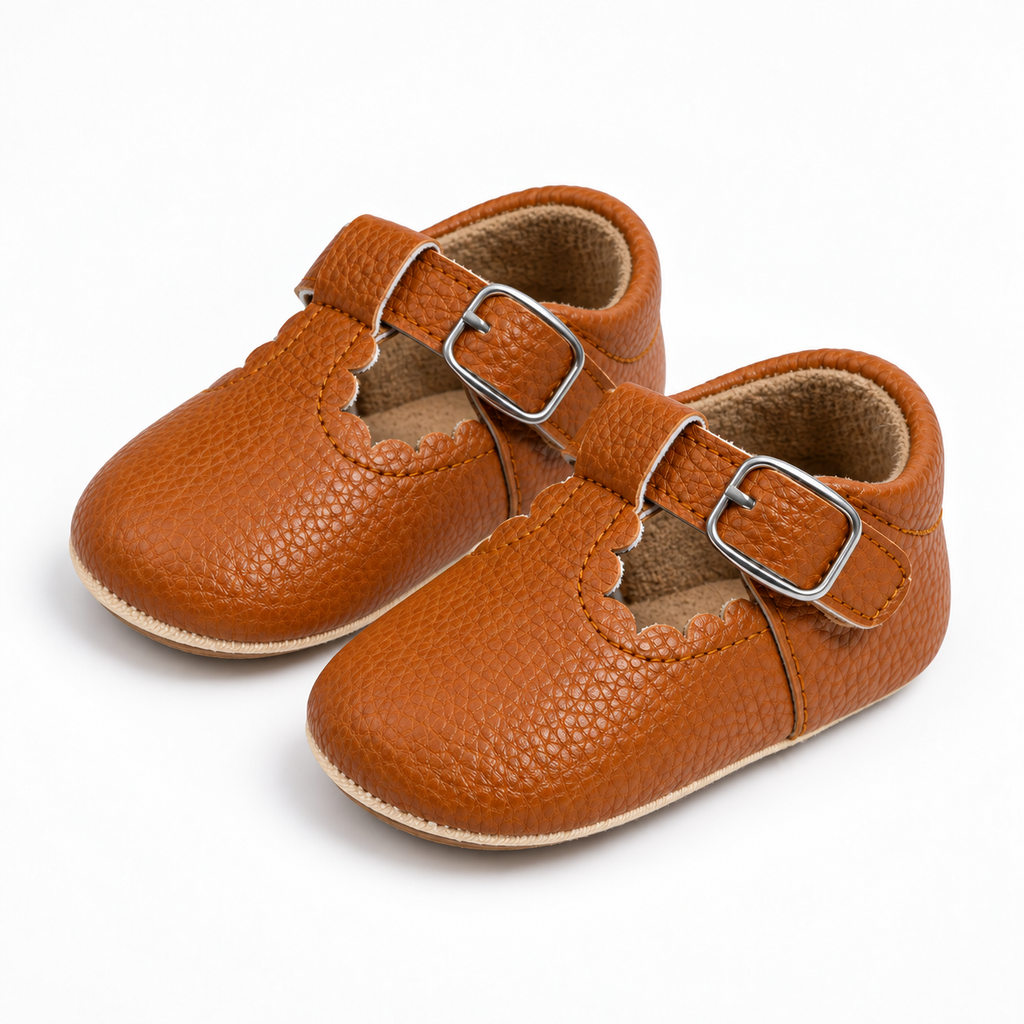 Baby Mary Jane Pre Walker Shoes sole and construction detail for first steps