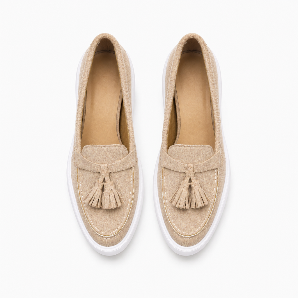 Womens Tassel Chunky Loafers detail view - women's loafers UK