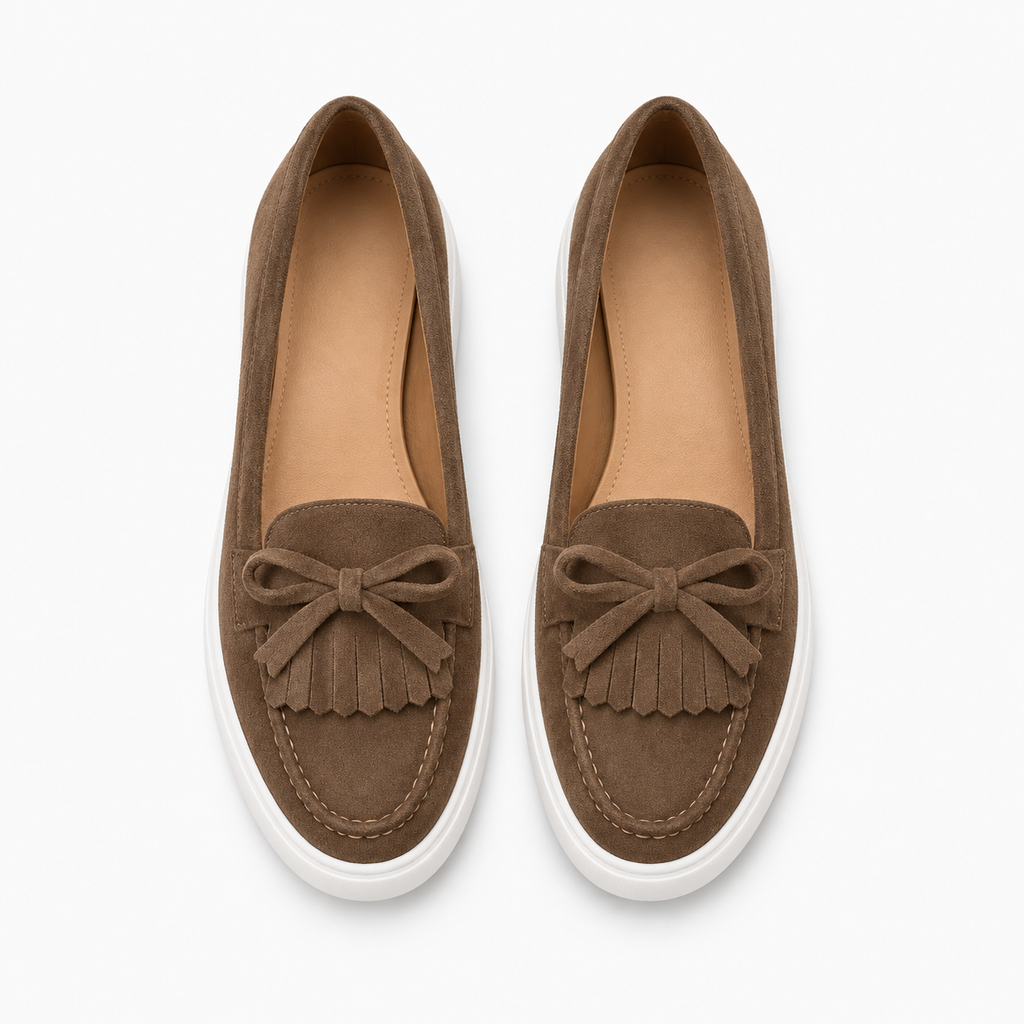 Womens Bow Jelly Ballet Flats detail view - women's ballet flats UK
