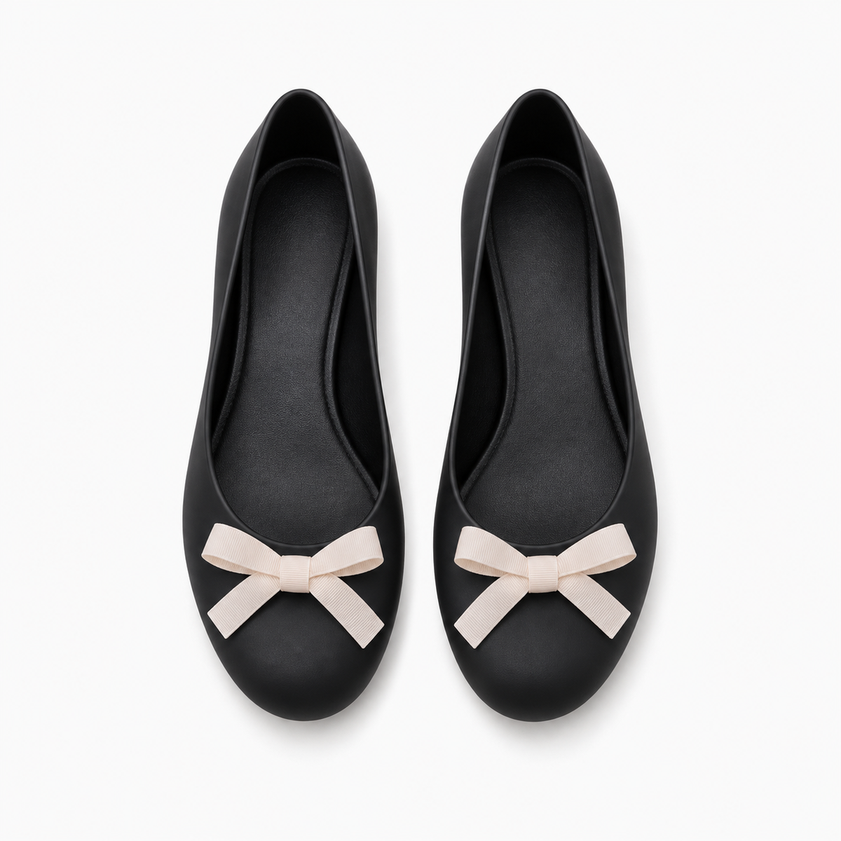 Womens Butterfly Bow Jelly Ballet Flats detail view - women's ballet flats UK