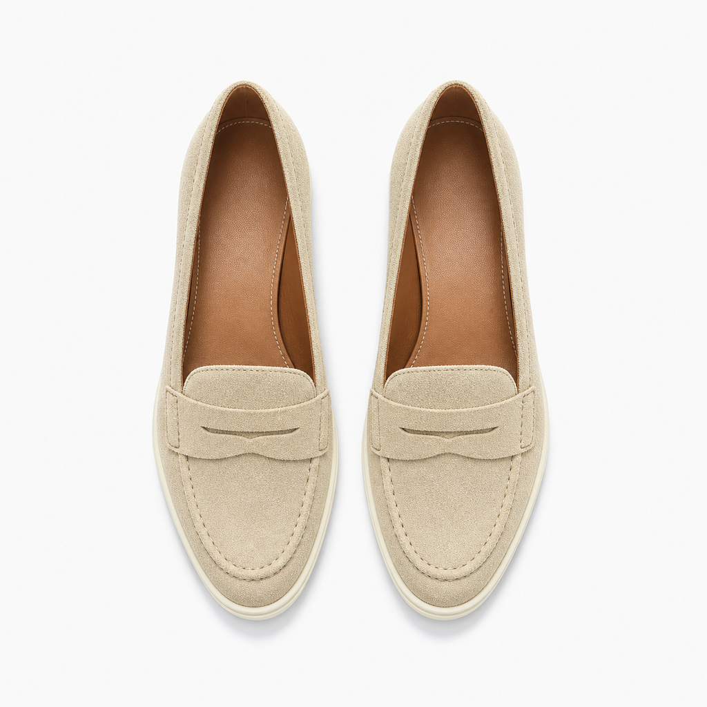 Womens Breathable Summer Comfort Loafers detail view - women's loafers UK