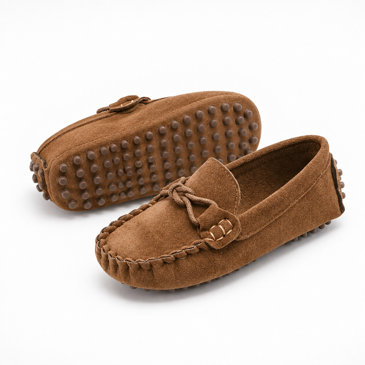 Kids Soft Sole Loafers detail view - kids loafers UK