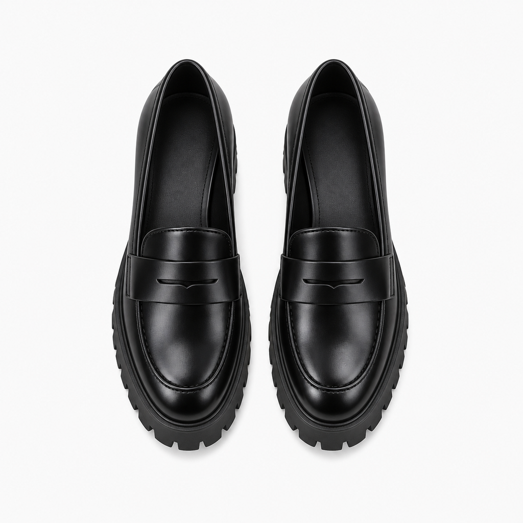 Womens Platform Loafers detail view - women's loafers UK