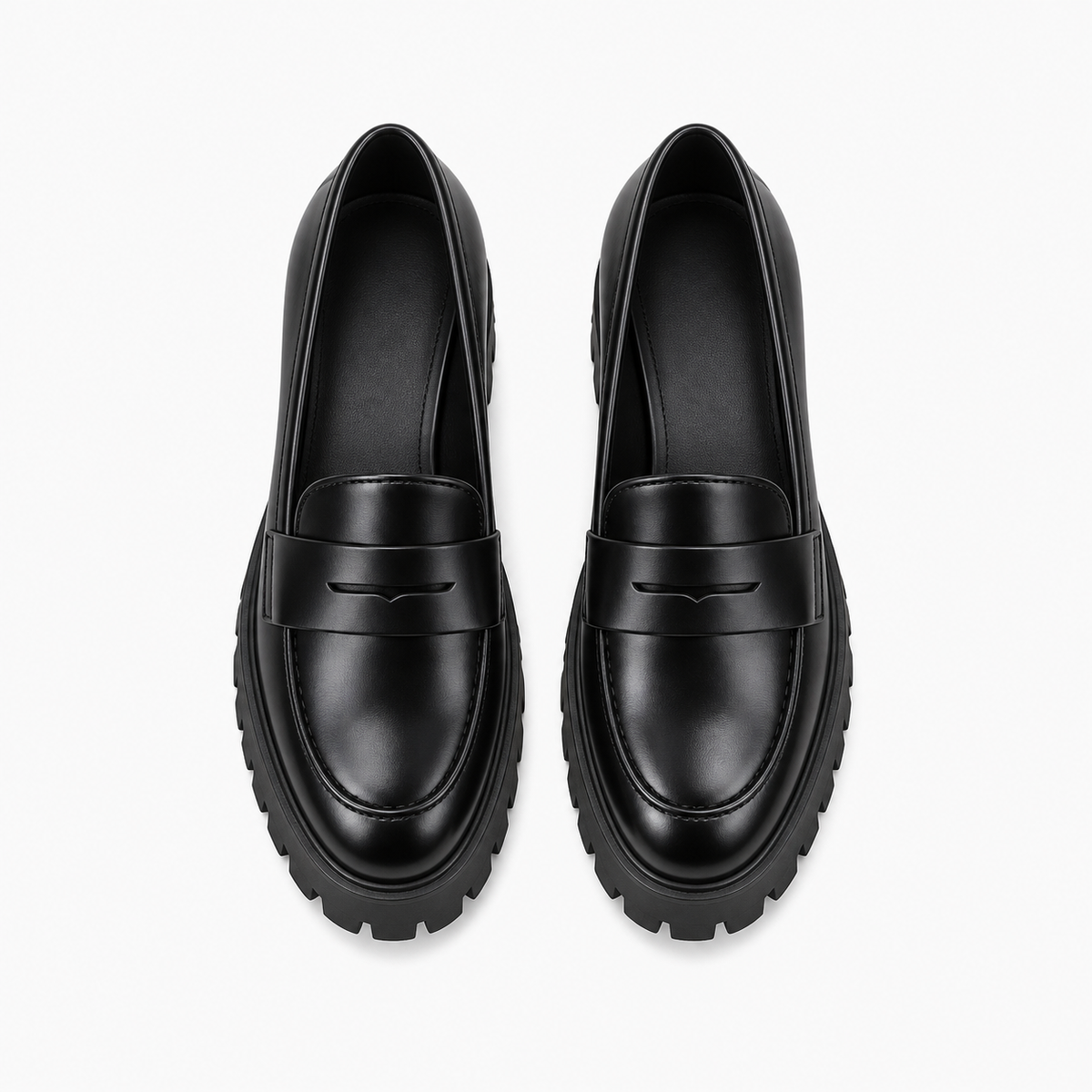 Womens Platform Loafers detail view - women's loafers UK