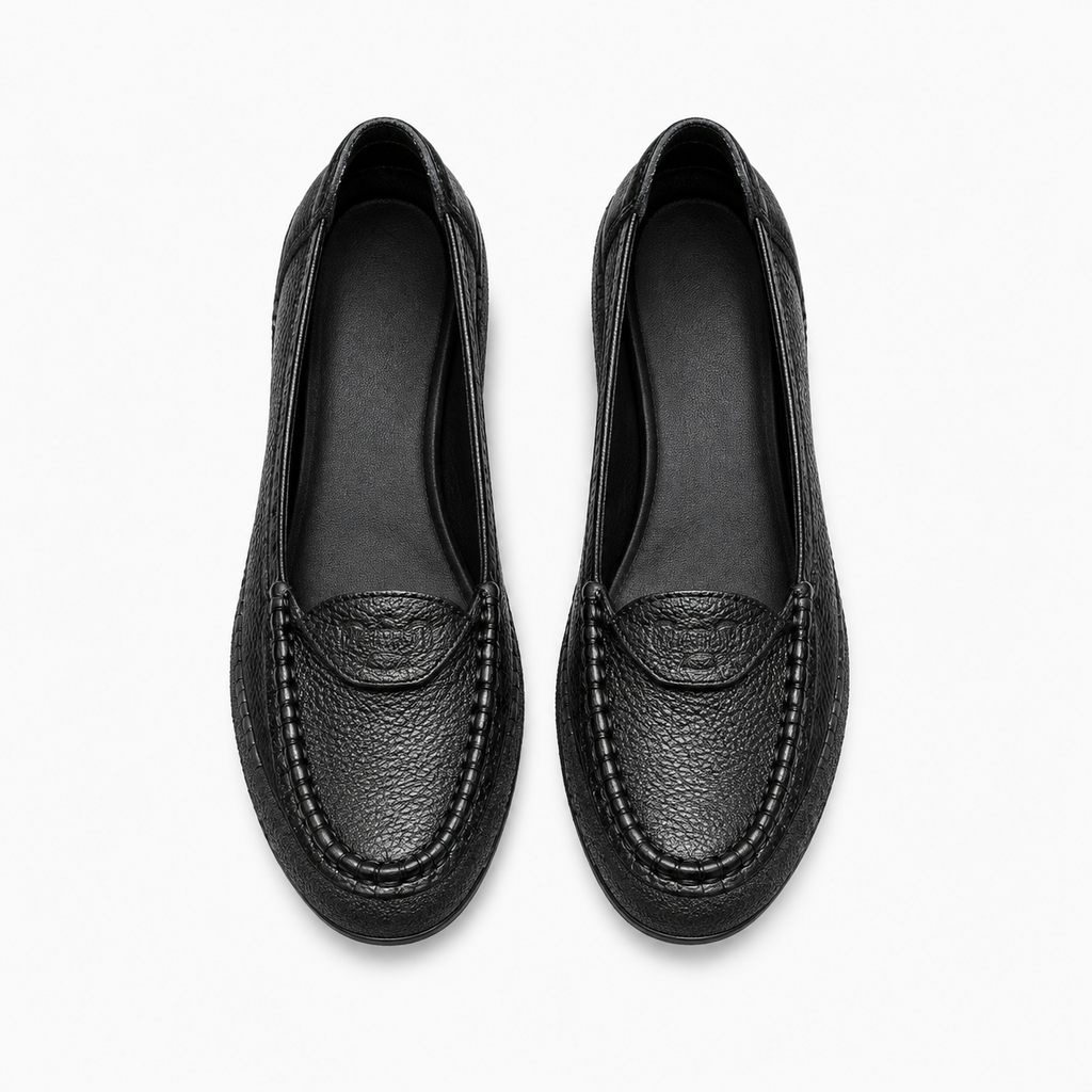 Womens Mary Jane Bow Leather Ballet Flats detail view - Mary Jane ballet flats UK