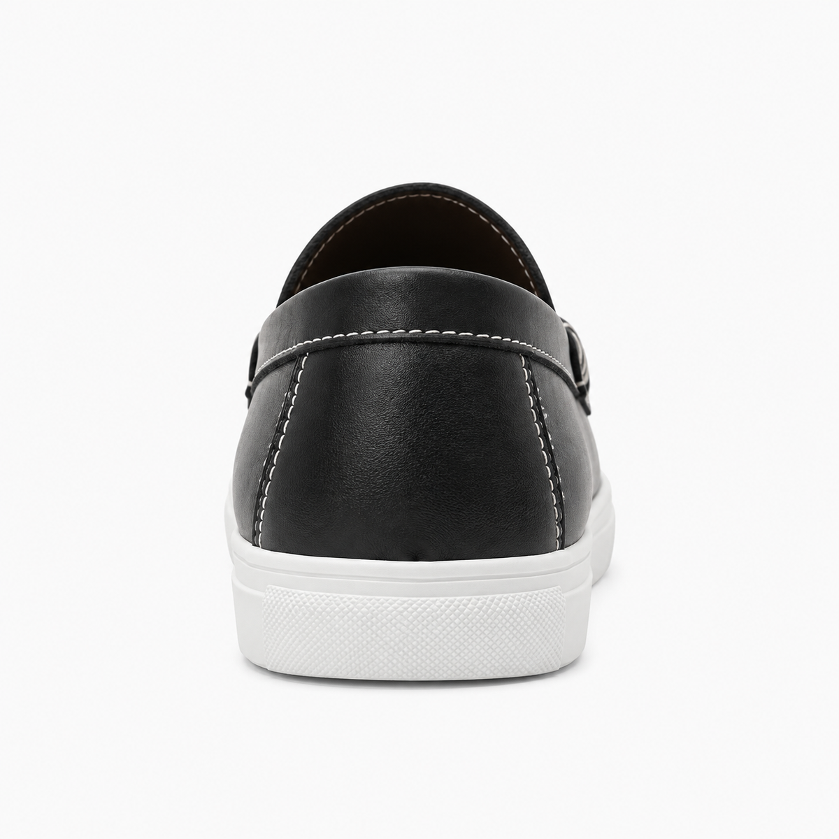 Womens Leather Breathable Summer Loafers front view - women's leather loafers UK