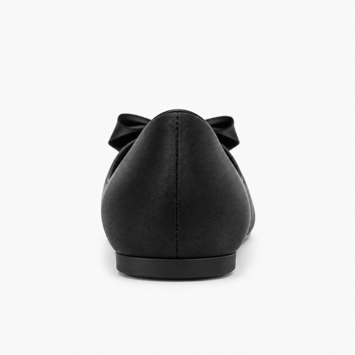 Womens Bow Ballet Flats front view - women's ballet flats UK