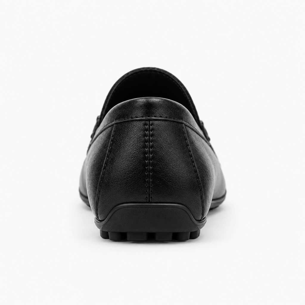 Womens Leather Driving Everyday Loafers front view - women's leather loafers UK