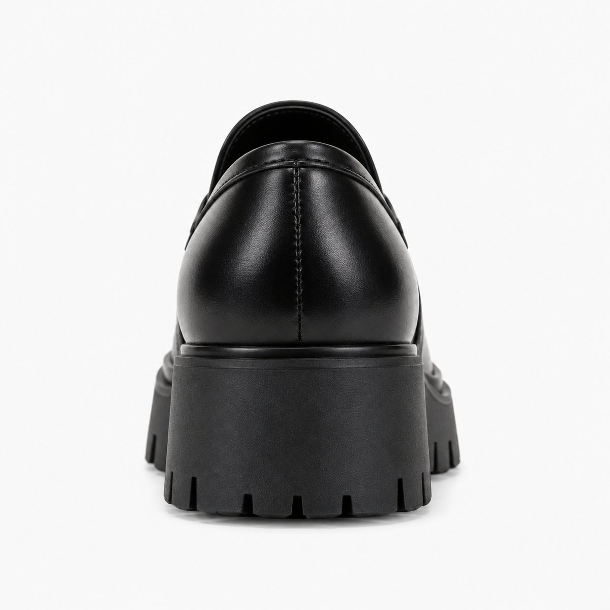 Womens Platform Loafers front view - women's loafers UK