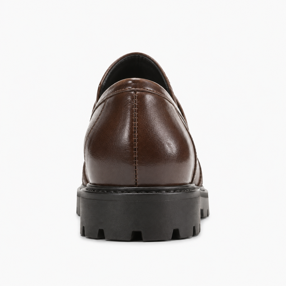 Womens Leather Tassel Loafers front view - women's leather loafers UK