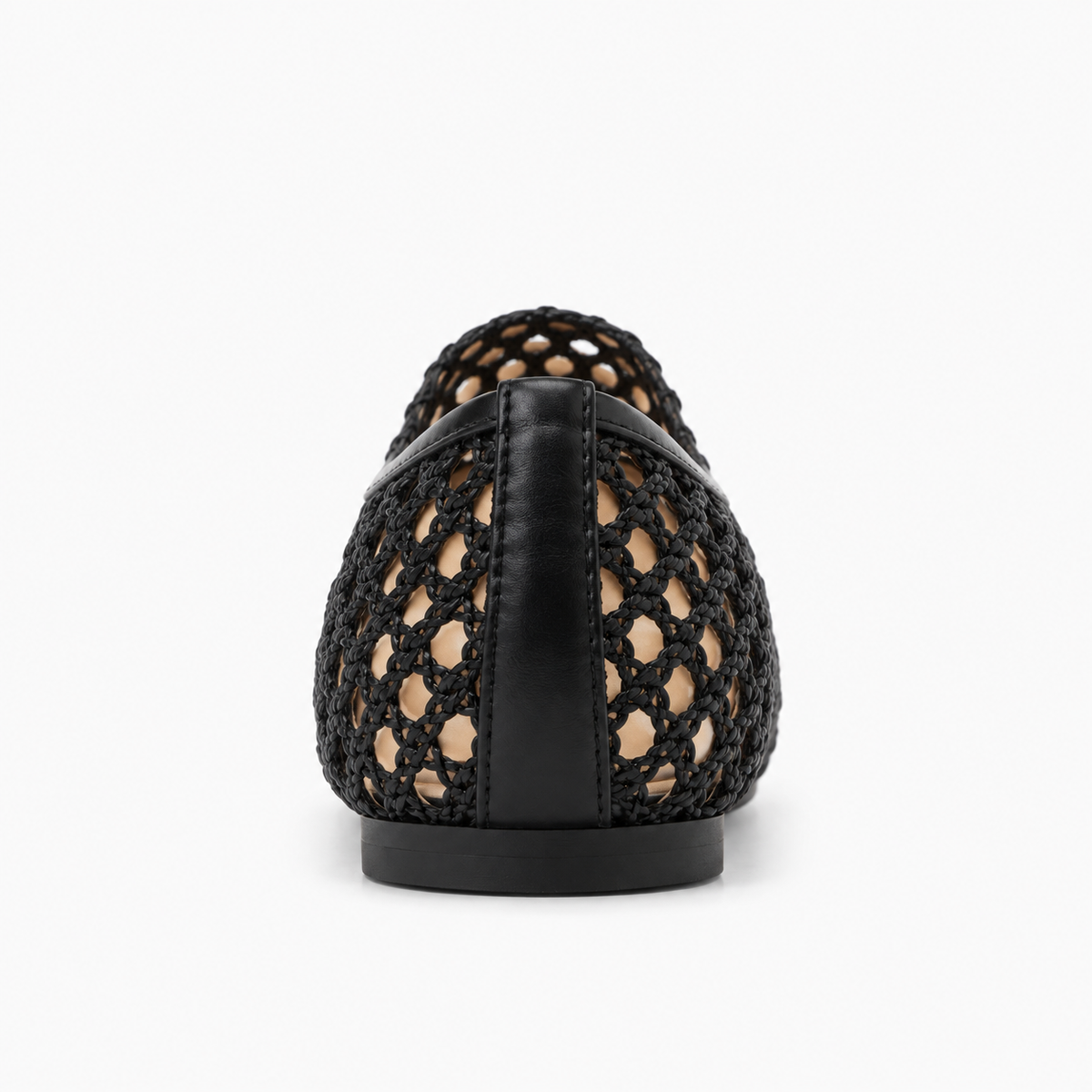Womens Mesh Hollow Out Loafers front view - women's loafers UK