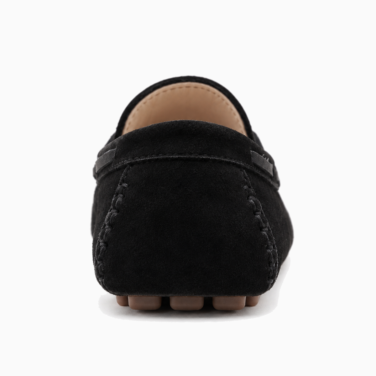 Womens Leather Driving Loafers front view - women's leather loafers UK