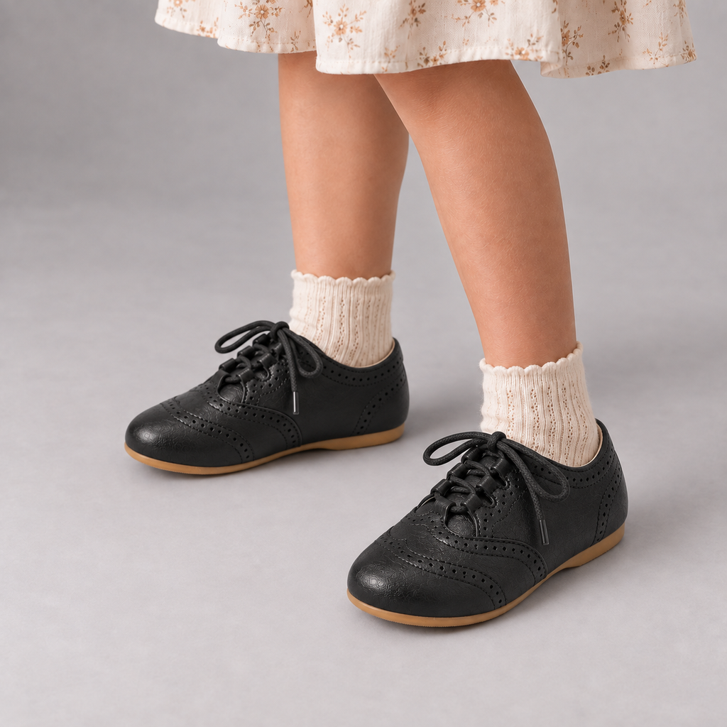 Kids Brogue School Shoes - product view 4